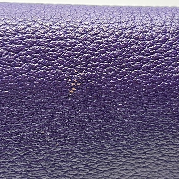 Loewe Purple Bifold Continental Wallet w/ Anagram - Preowned - Picture 5 of 15